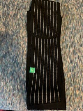 Black Pinstripe Pregnancy Back Support Belt